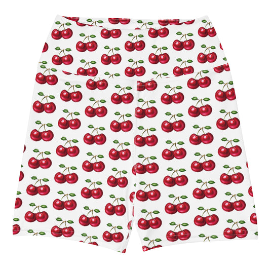 Cherries Yoga Shorts