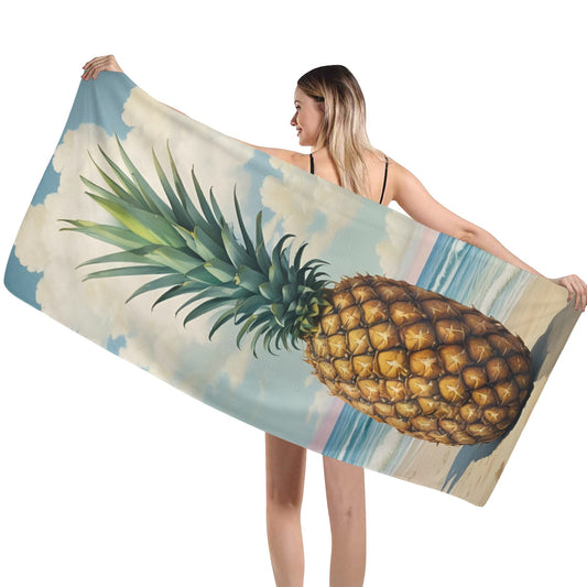 Pineapple Beach Microfiber Beach Towel