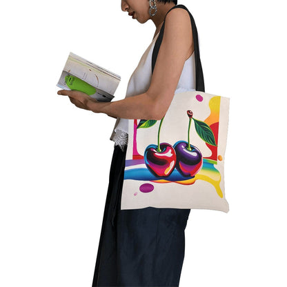 Sweet Spectrum Small Canvas Tote 🏕