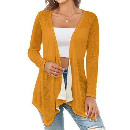 Solid Colors Knitted Cardigan