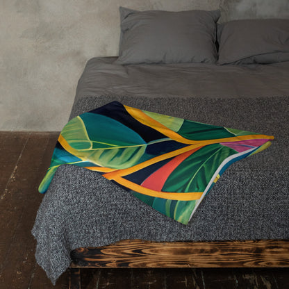 Peach Parrot Silk Touch Throw Blanket