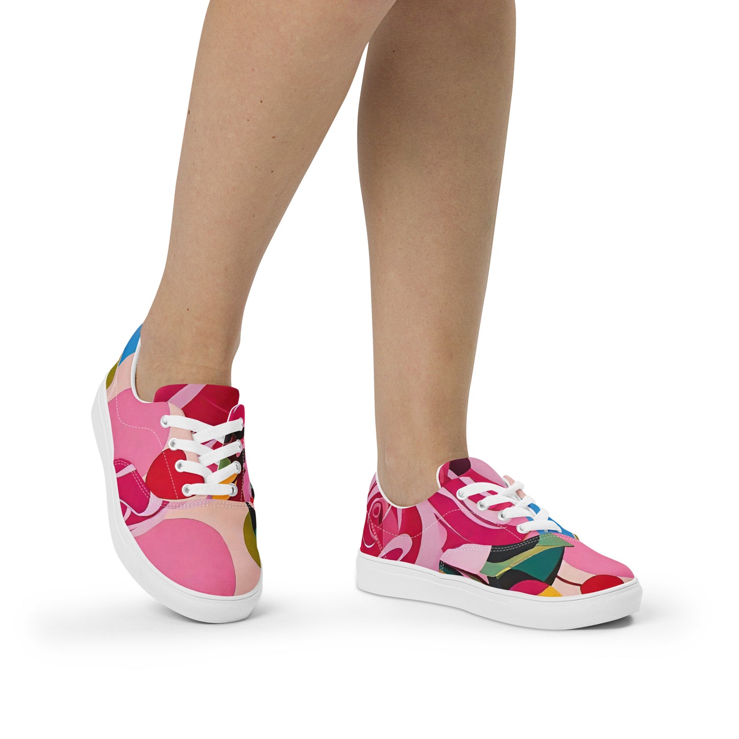 Bouquet of Feels Women’s lace-up canvas shoes