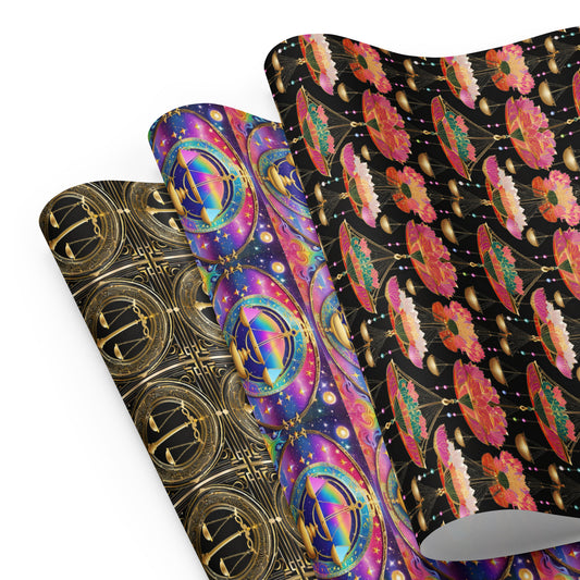 Libra Trio Matte Wrapping paper sheets