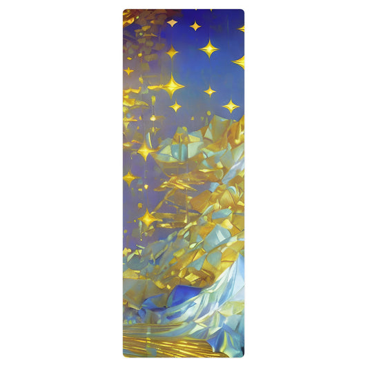 Distant Shimmer Yoga mat