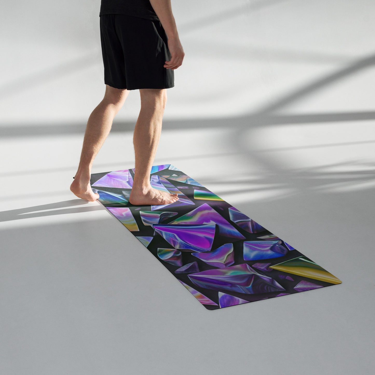 Night Crystals Yoga mat