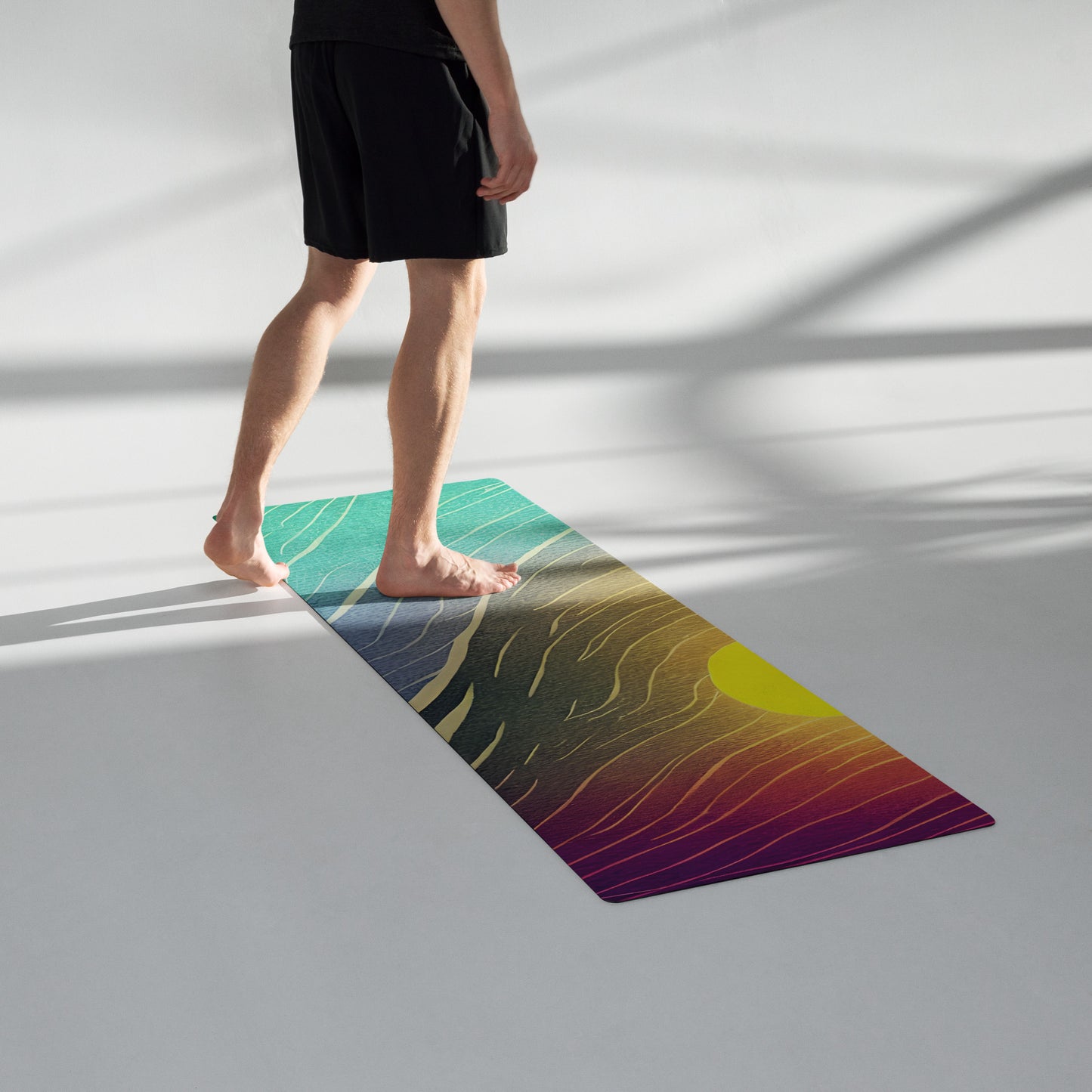 Sunshine Wave Yoga mat