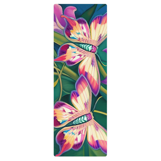 Moth Angels Yoga mat