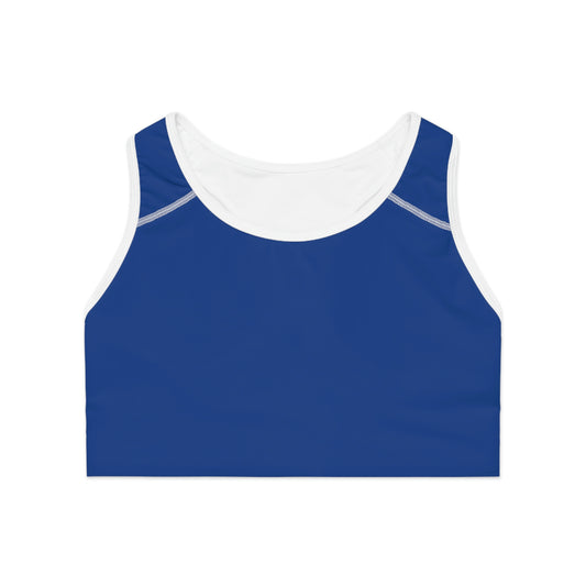 Dark Blue Classic Sports Bra 🇺🇸