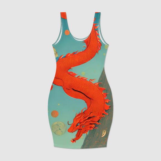 Free Dragon Bodycon Dress