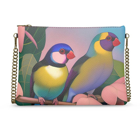 2 Little Birds Leather Crossbody Clutch 🏕