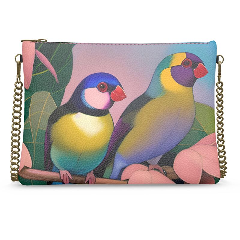 2 Little Birds Leather Crossbody Clutch 🏕