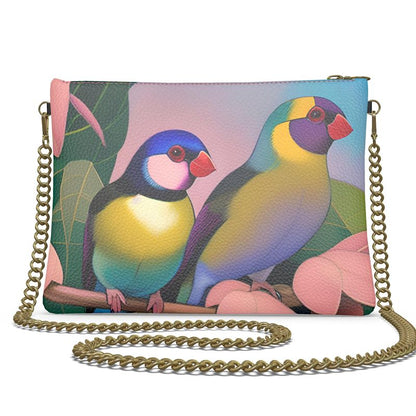 2 Little Birds Leather Crossbody Clutch 🏕