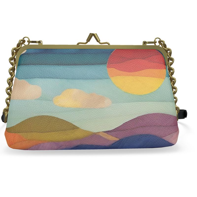 Santa Fe Sunset Metal Frame Bag 🏕