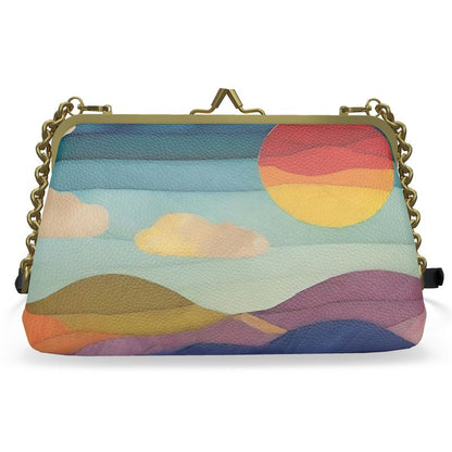 Santa Fe Sunset Metal Frame Bag 🏕