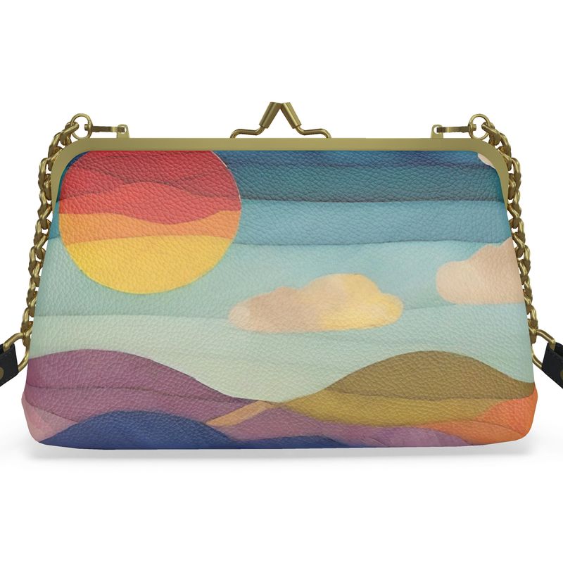 Santa Fe Sunset Metal Frame Bag 🏕