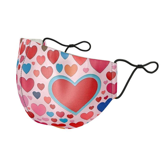 Heart of Hearts Silk Face Mask