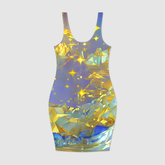 Distant Shimmer Bodycon Dress