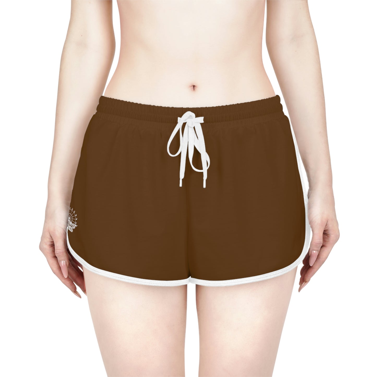 Chocolate Retro Women's Gym Shorts