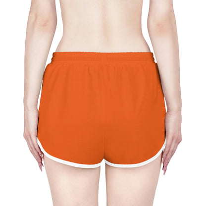 Orange Retro Women's Gym Shorts