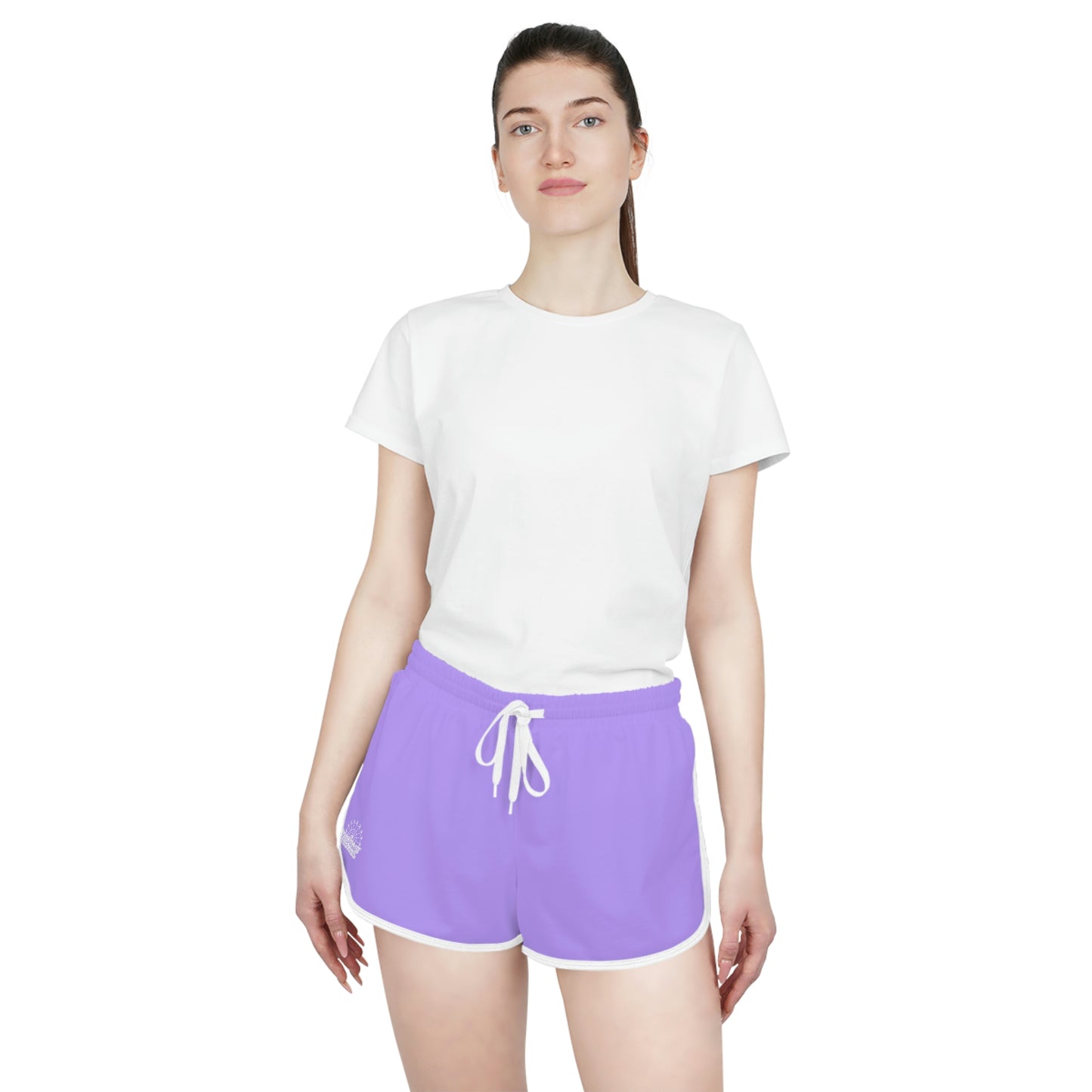 Lilac Retro Women's Gym Shorts