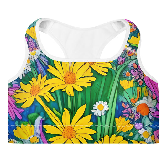 Daisy Bouquet Standard Sports Bra