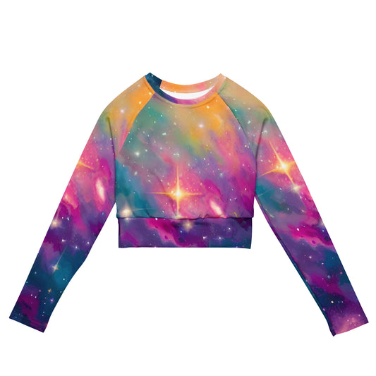 Another Galaxy Long-Sleeve Crop Top ♻️ ✅