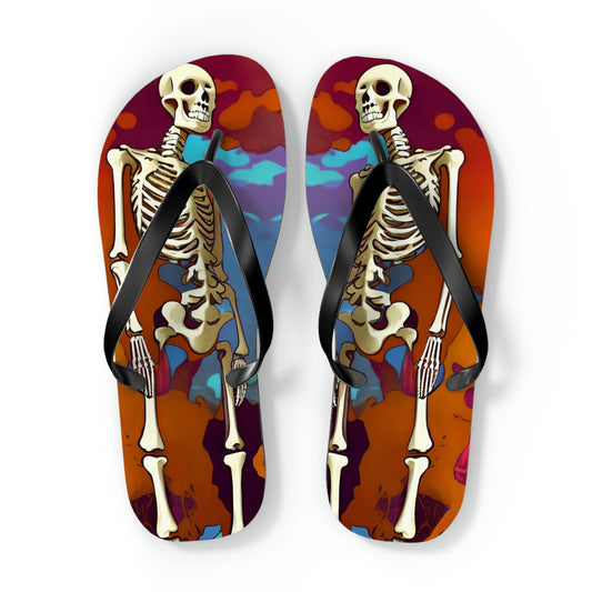 Kelly the Skelly Flip Flops