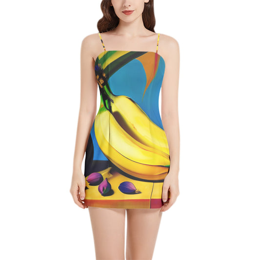 Bananas Chiffon Party Dress