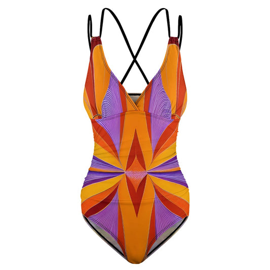 Sunset Rivet Black Onyx Top – Maya Swimwear