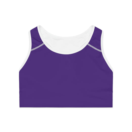 Purple Classic Sports Bra 🇺🇸