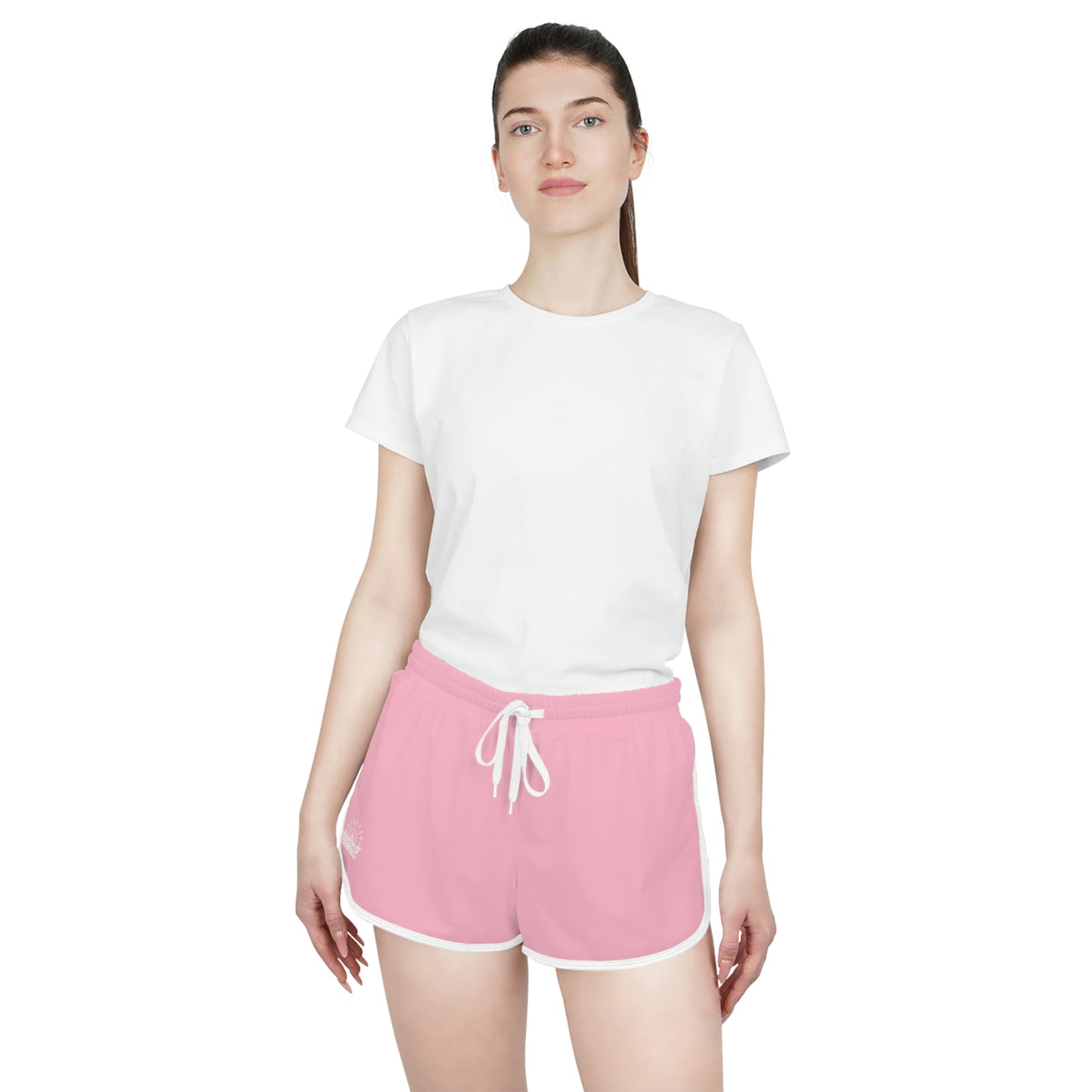 Pink Retro Women's Gym Shorts