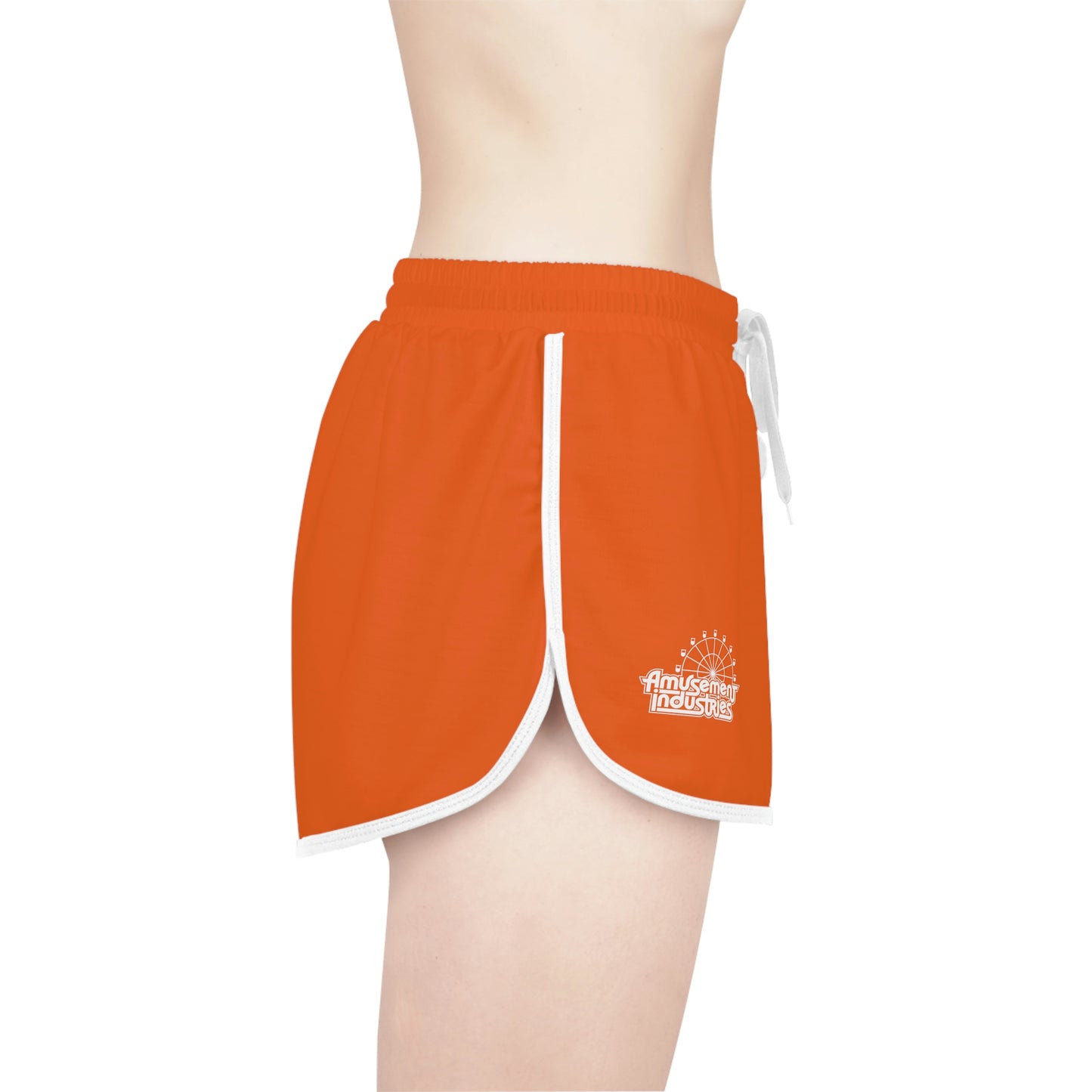 Orange Retro Women's Gym Shorts