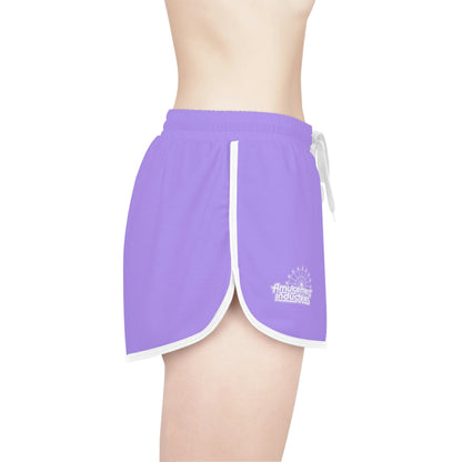 Lilac Retro Women's Gym Shorts