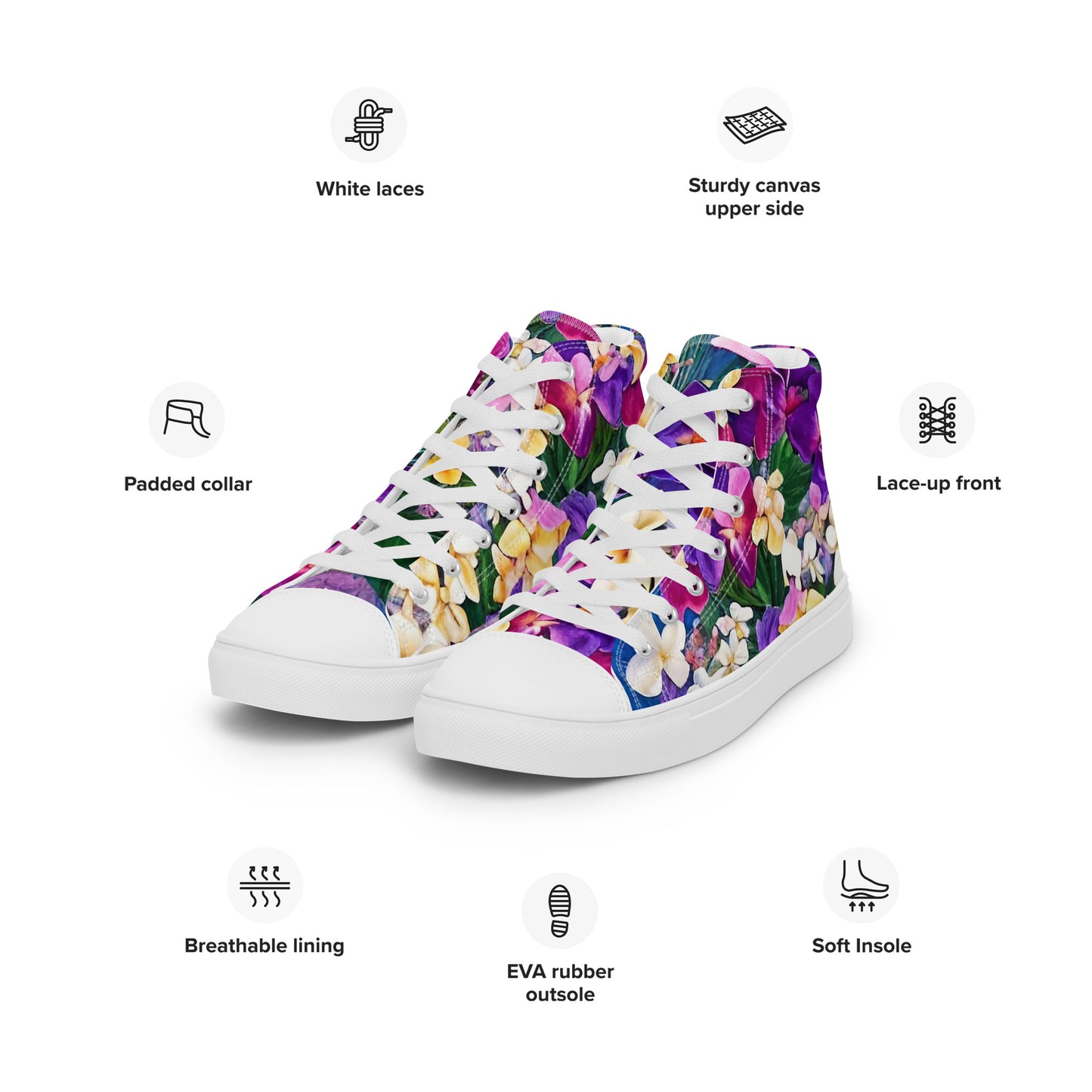 Summer Bouquet Women’s High Tops